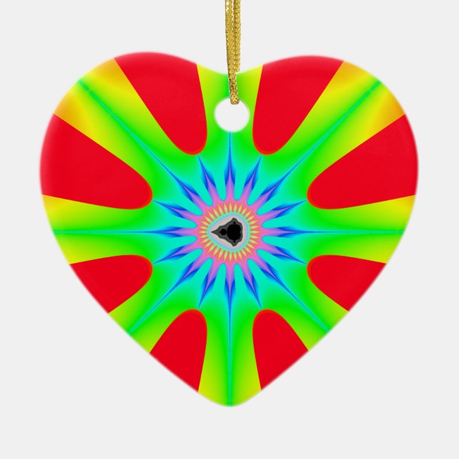 Adorno De Cerámica Fractal de Star Navidades (Frente)