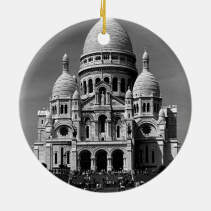 Adorno De Cerámica Francia Antigua París Basílica Sacre Coeur