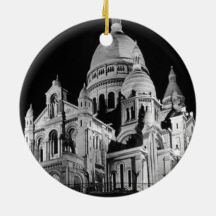 Adorno De Cerámica Francia Vintage París Basílica Sacre Coeur