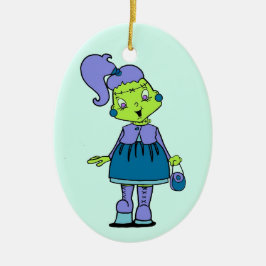 Adorno De Cerámica Frankenstina