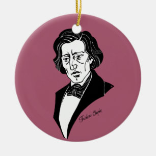 Adorno De Cerámica Frederic Chopin