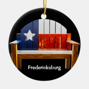 Adorno De Cerámica Fredericksburg, Texas, Ornament