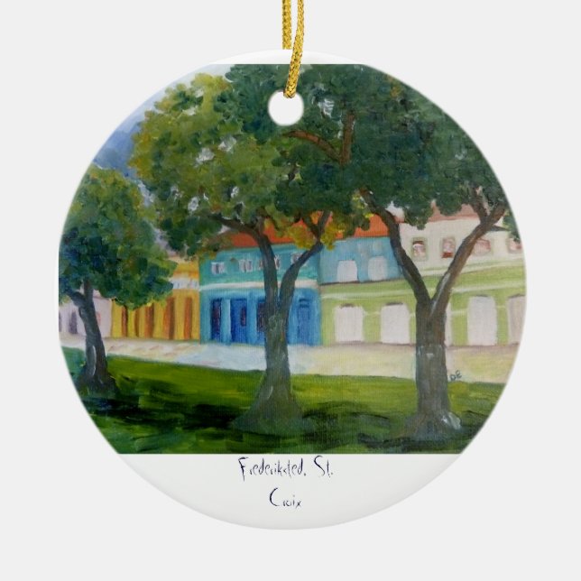 Adorno De Cerámica , Frederiksted, St. Croix (Frente)
