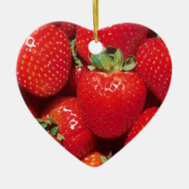 Adorno De Cerámica Fresas