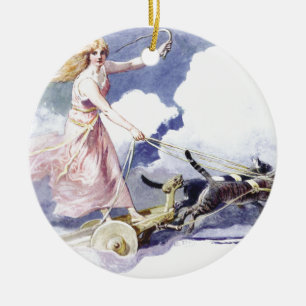 Adorno De Cerámica Freyja