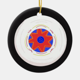 Adorno De Cerámica Frisbee genial