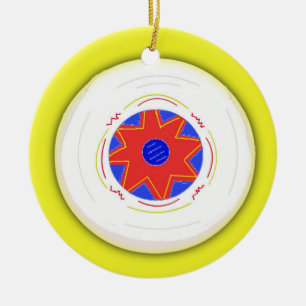 Adorno De Cerámica Frisbee genial