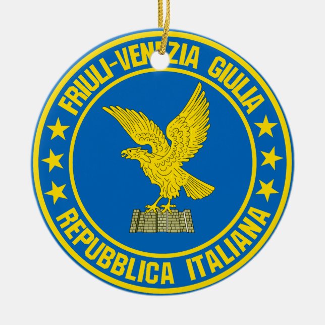 Adorno De Cerámica Friuli-Venezia Giulia (Frente)