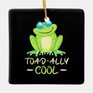 Adorno De Cerámica Frog Toadally Guay