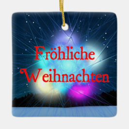 Adorno De Cerámica Frohliche Weihnachten - Jack Frost