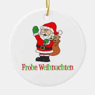 Adorno De Cerámica Frost Weihnachten Navidades alemanes Santa