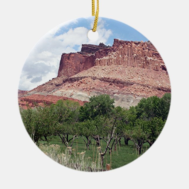 Adorno De Cerámica Fruita, parque nacional del filón del capitolio, (Frente)