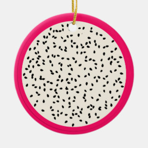 Adorno De Cerámica Fruta de dragón/Frutas estilizadas