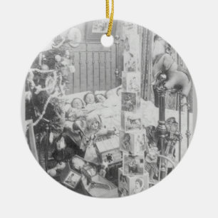 Adorno De Cerámica Fue la noche antes de los Navidades
