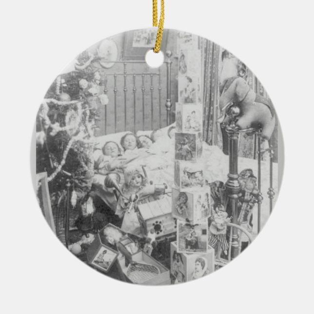 Adorno De Cerámica Fue la noche antes de los Navidades (Frente)