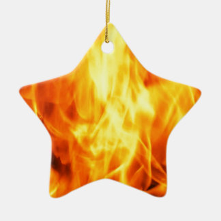 Adorno De Cerámica Fuego ardiente
