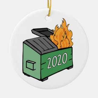 Adorno De Cerámica Fuego de basureros de 2020