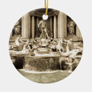 Adorno De Cerámica Fuente clásica del Trevi, Roma