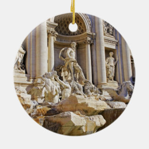 Adorno De Cerámica fuente de Trevi