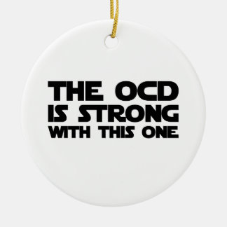 Adorno De Cerámica Fuerte OCD
