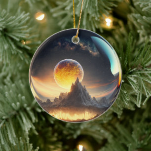 Adorno De Cerámica Fun Fantasy World Ornament