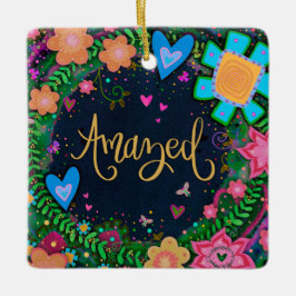 Adorno De Cerámica Fun Floral Amazonia Bonito Dragonfly Inespirivital