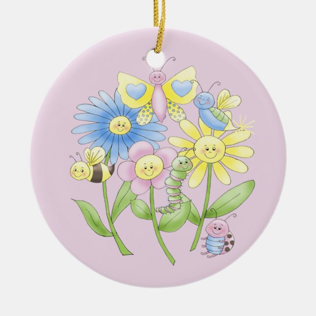 Adorno De Cerámica FunBugs (Frente)