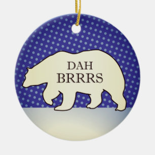 Adorno De Cerámica Funny Chicago Holiday Ornament