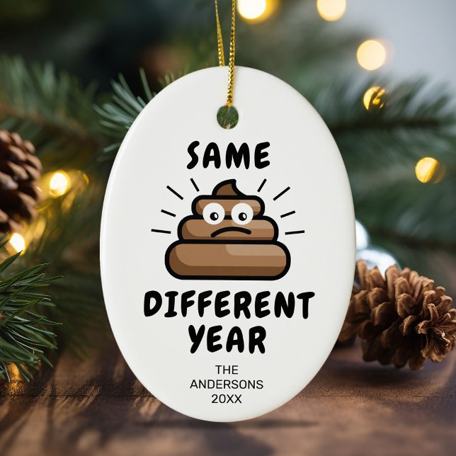 Adorno De Cerámica Funny Covid Navidades 2021 (Subido por el creador)