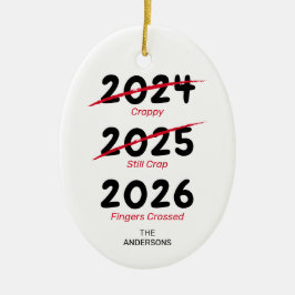 Adorno De Cerámica Funny Covid Navidades 2022