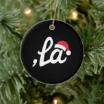Adorno De Cerámica Funny Kamala Harris 2024 Comma La Navidades<br><div class="desc">Funny Kamala Harris 2024 Comma La Navidades</div>