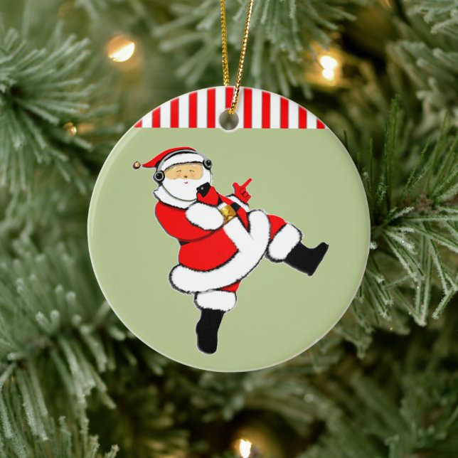 Adorno De Cerámica Funny Music Lover (Árbol)