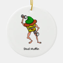 Funny Personalizado Stud Muffin Workout