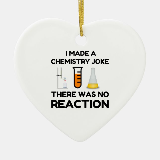 Adorno De Cerámica Funny Science lover chemistry chiste (Frente)