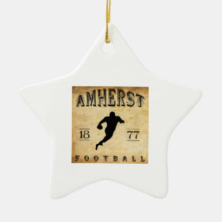 Adorno De Cerámica Fútbol 1877 de Amherst Massachusetts
