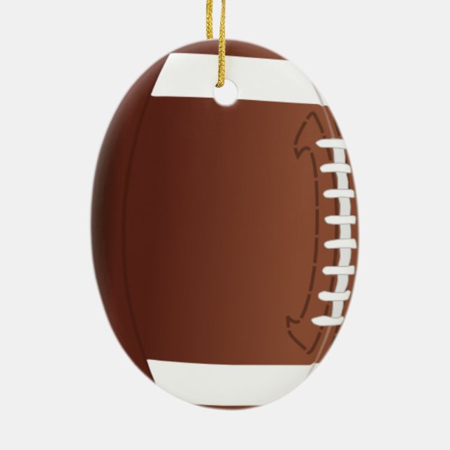 Adorno De Cerámica Fútbol americano (Atrás)