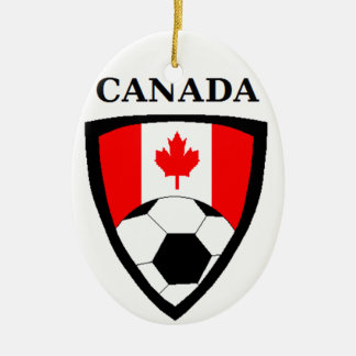 Adorno De Cerámica Fútbol de Canadá