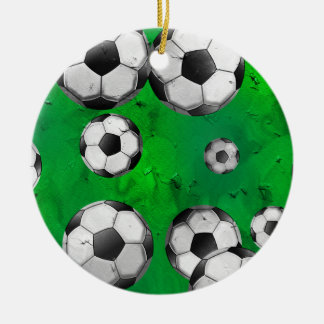 Adorno De Cerámica Fútbol del Grunge