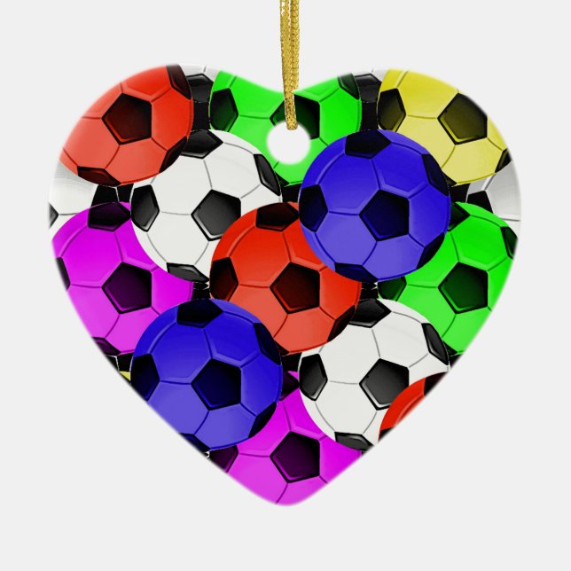 Adorno De Cerámica Fútbol o fútbol americano multicolor (Frente)