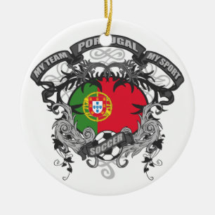 Adorno De Cerámica Fútbol Portugal
