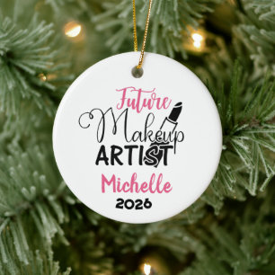 Adorno De Cerámica Futuro Artista de Maquillaje