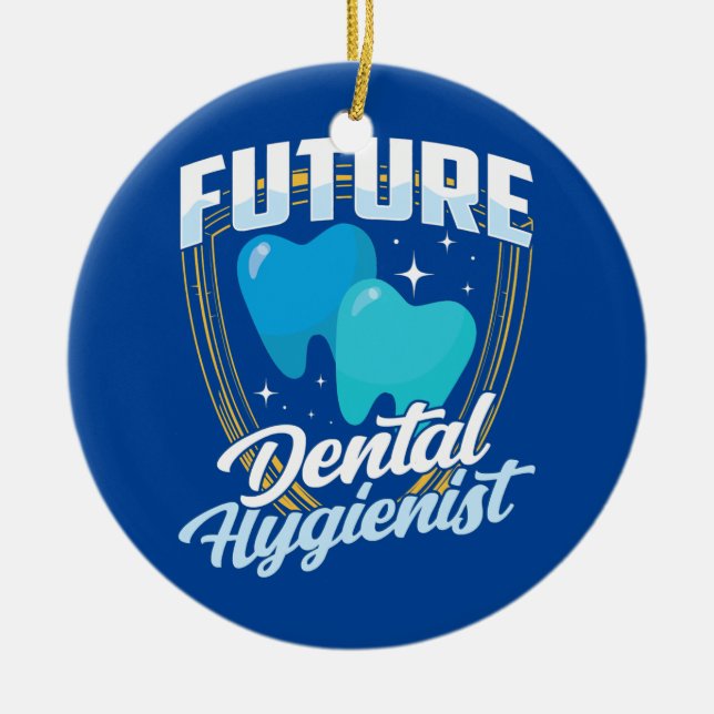 Adorno De Cerámica Futuro Dental Higienist Team Higiene Dentista (Frente)