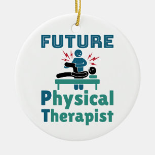 Adorno De Cerámica Futuro estudiante de fisioterapia