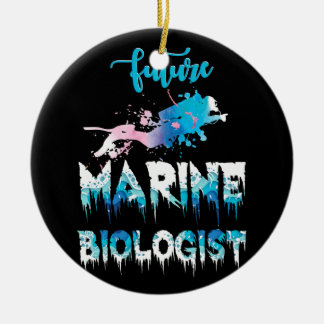 Adorno De Cerámica Futuro regalo de biología oceánica para estudiante