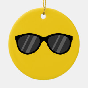 Adorno De Cerámica Gafas de sol de Personalizado Guay