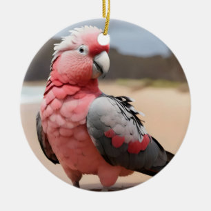 Adorno De Cerámica Galah en la playa