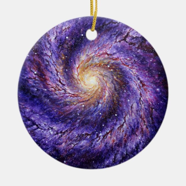 Adorno De Cerámica Galaxia (Frente)