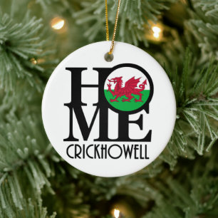 Adorno De Cerámica Gales de Crickhowell