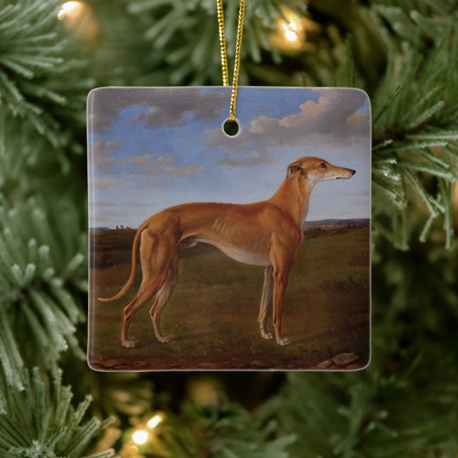 Adorno De Cerámica Galgo (Árbol)