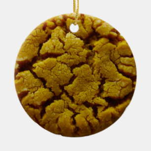 Adorno De Cerámica Galleta de mantequilla de cacahuete